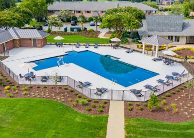 Pool amenities Waterford Apartments